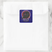 Crow Native American Sticker Design (Sac)