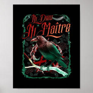 Crow Ni Dieu Ni Maître Verklaring Geen God Geen Me Poster