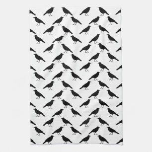 Crow Pattern. Theedoek