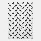 Crow Pattern. Theedoek (Verticaal)