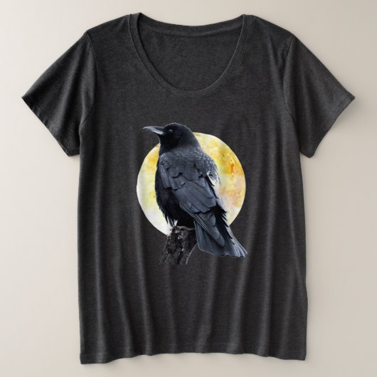 Crow perché contre la récolte MoonPlus Taille T-sh (Design devant)
