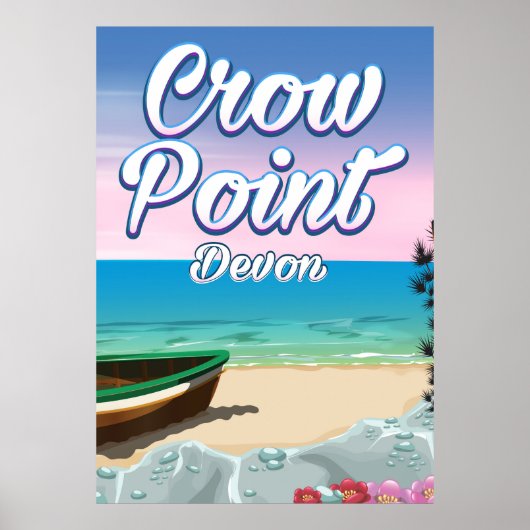 Crow Point, Devon Reisposter Poster (Voorkant)