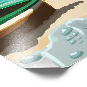 Crow Point, Devon Travel poster (Hoek)