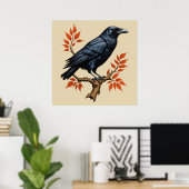 Crow Poster (Thuiskantoor)