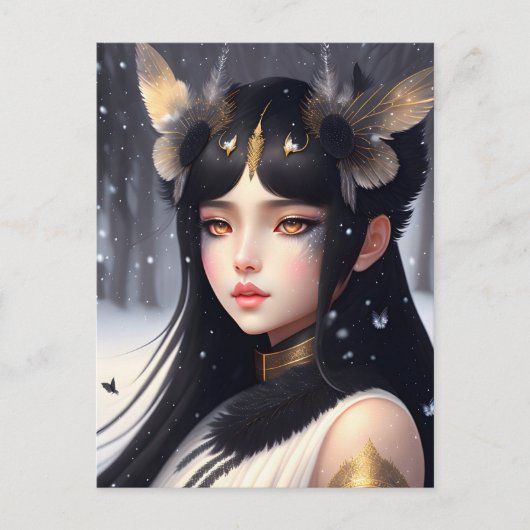 Crow Princess, Postkruising Briefkaart (Voorkant)