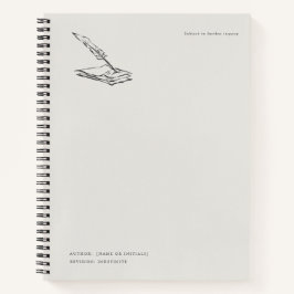 Crow-quilled Notebook- Regency Correspondence Notitieboek