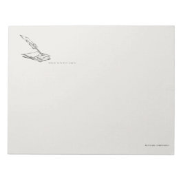 Crow-quilled page- Regency Correspondence Notitieblok