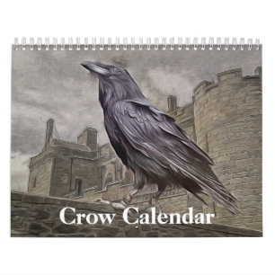 Crow Raven 2025 Kalender