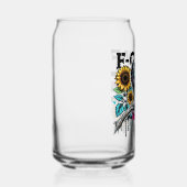 Crow Raven F-CAW-F Funny Halloween Blikvorm Glas (Links)