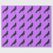 Crow Raven Gift-Wrap Cadeaupapier (Vlak)