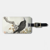 Crow Raven Koson Japanese Bird Bagagelabel (Voorkant horizontaal)