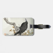 Crow Raven Koson Japanese Bird Bagagelabel (Achterkant horizontaal)