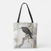 Crow Raven Koson Japanese Bird Draagtas (Achterkant)
