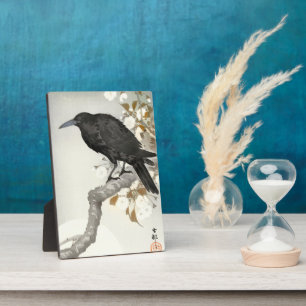 Crow Raven Koson Japanese Bird Fotoplaat