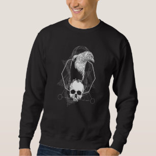 Crow Raven Mystic Odin Viking Bird Trui
