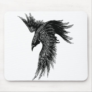 Crow Raven Norse Viking Symbol Muismat