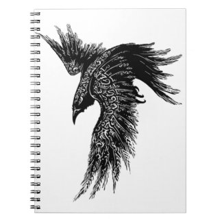 Crow Raven Norse Viking Symbol Notitieboek