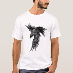 Crow Raven Norse Viking Symbol T-shirt