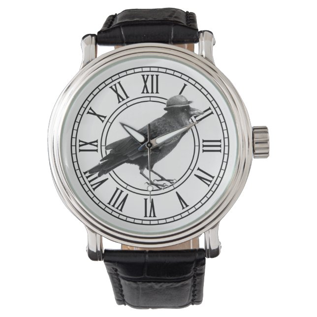 Crow Raven Watch Horloge (Voorkant)