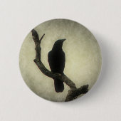 Crow Ronde Button 5,7 Cm (Voorkant)