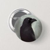 Crow Ronde Button 5,7 Cm (Voorkant /achterkant)