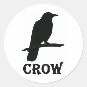 Crow Ronde Sticker