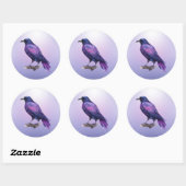 Crow Ronde Sticker (Vel)