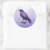 Crow Ronde Sticker (Tas)