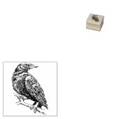 Crow Rubber Stamp Rubberstempel (Gestempeld)
