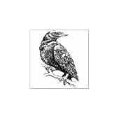 Crow Rubber Stamp Rubberstempel (Afrduk)