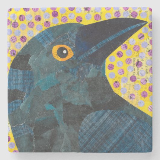 Crow Stenen Onderzetter (Voorkant)