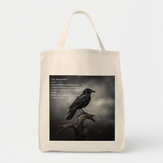 Crow Tote Bag (Voorkant)