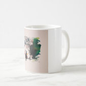 Crow Totem Abstract Jeff Hankamer Artjunkhaus Art Koffiemok (Voorkant rechts)