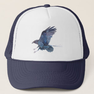 Crow Trucker Hat Pet