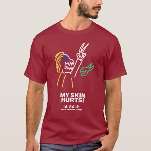 Crow vs. Servo: MIJN HUID HURTS! T-shirt (Voorkant)