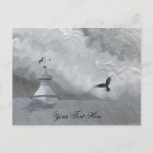 Crow & Weather Vane briefkaart