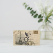 Crow Wereldbol Paris Visitekaartje (Staand voorkant)