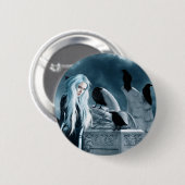 Crow Witch Button (Voorkant /achterkant)