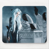 Crow Witch Mousepad Muismat (Voorkant)