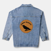 CROW WOMAN Denim Jean Jacket (Verso)