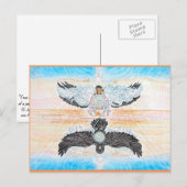 Crow Woman Fairy Briefkaarten (Voorkant / Achterkant)