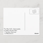 Crow Woman Fairy Briefkaarten (Achterkant)