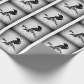 Crow Wrapping Paper Cadeaupapier (Hoek)