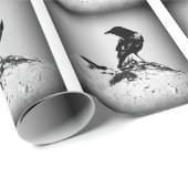 Crow Wrapping Paper Cadeaupapier (Rol Hoek)