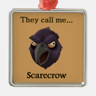 Crow Ze noemen me... Scarecrow Metalen Ornament