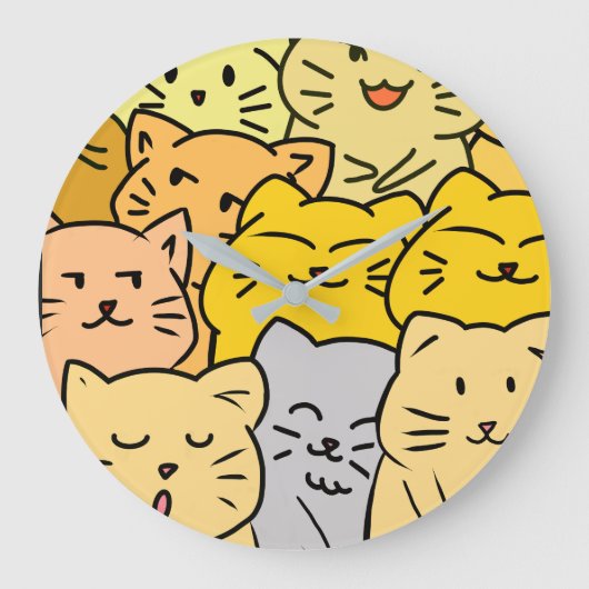 Crowd cat grote klok (Voorkant)