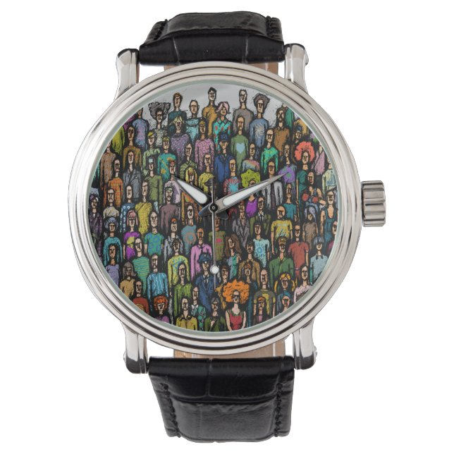 Crowd Horloge (Voorkant)