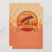 Crowd Pleaser Barbecue Uitnodiging (Voorkant / Achterkant)