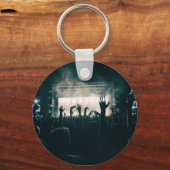 Crowd & Stage - Blauwgroen Sleutelhanger (Voorkant)