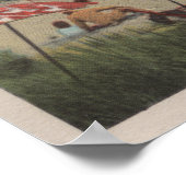 Crowded Beach Scene Poster (Hoek)